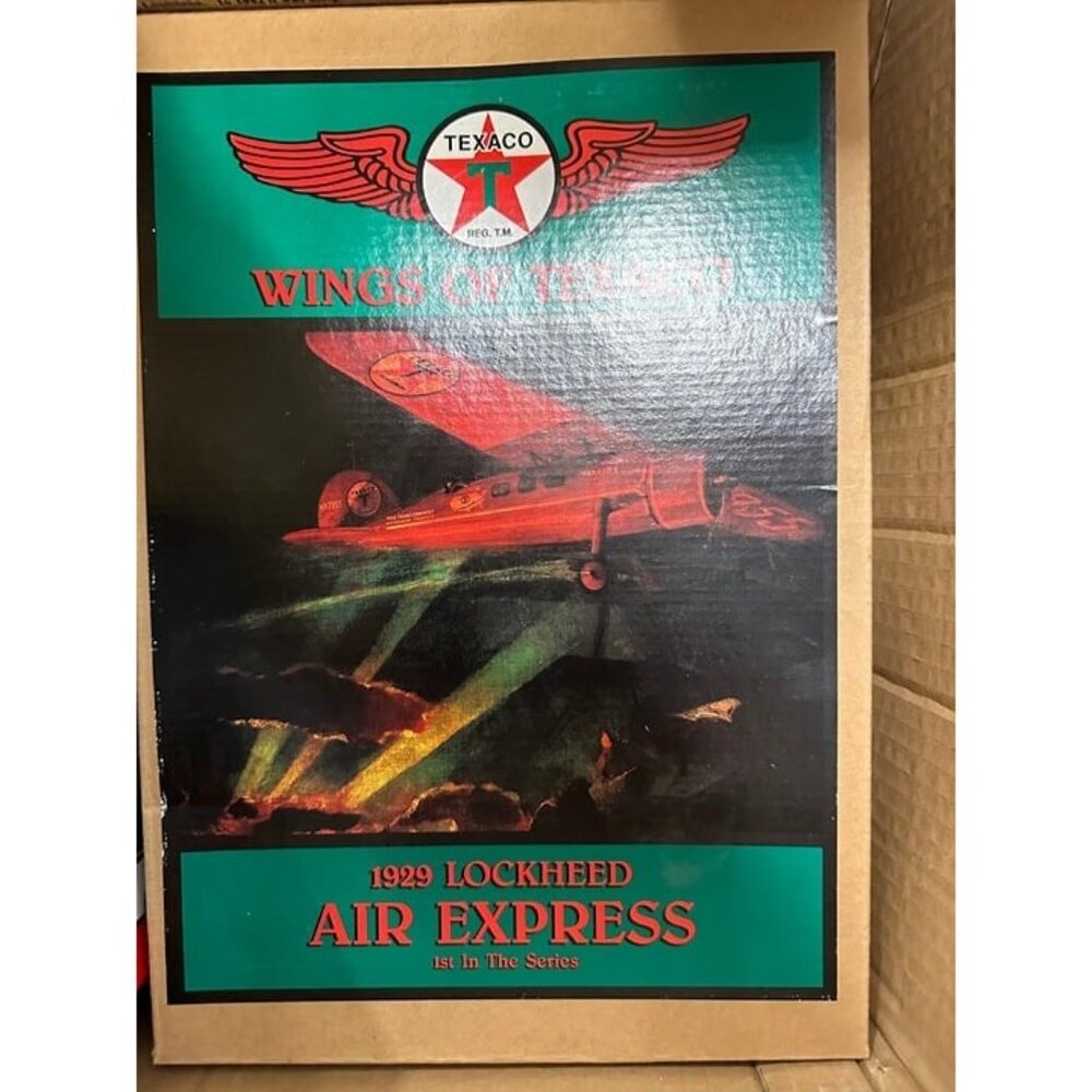 Texaco - Wings of Texaco 1929 Lockheed Air Express Airplane Bank NEW